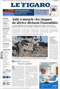 Portada de Le Figaro (Francia)