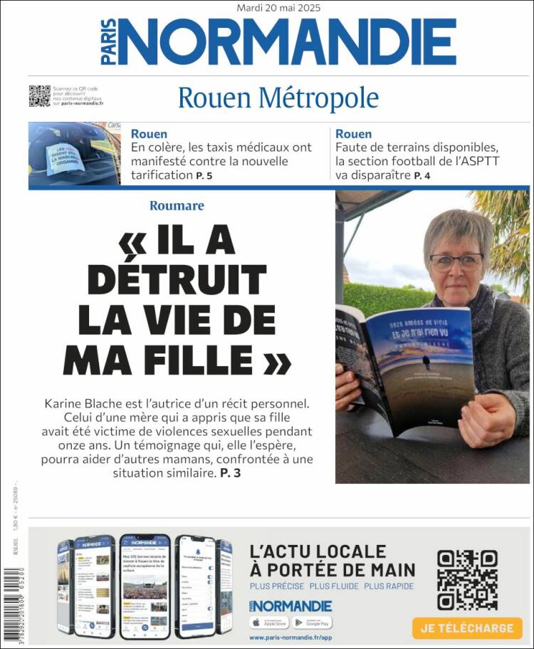 Portada de Paris Normandie (Francia)