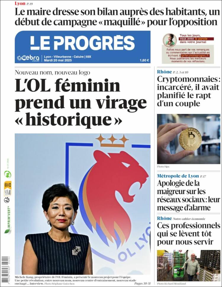 Portada de Progres de Fecamp (Francia)
