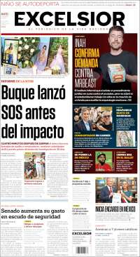 Portada de Excelsior (México)