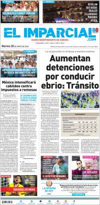 Portada de El Imparcial (México)