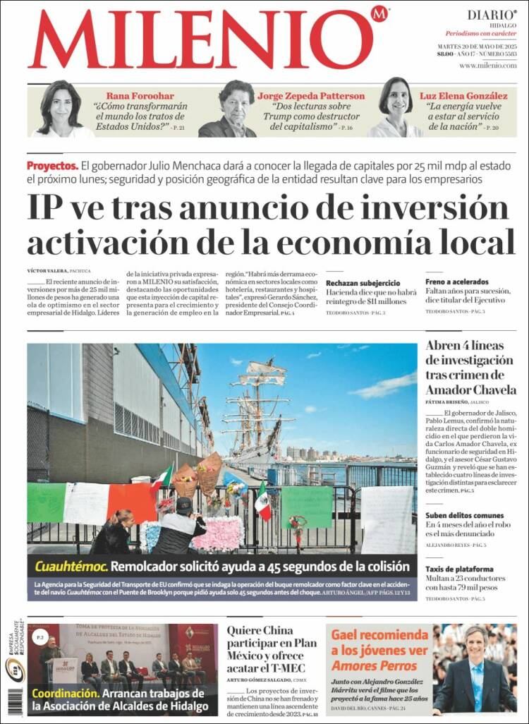Portada de Milenio de Hidalgo (México)