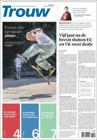 Portada de Trouw (Pays-Bas)
