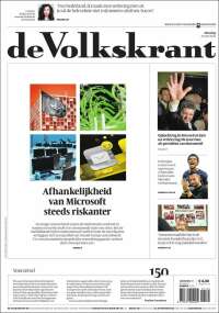 Portada de De Volkskrant (Pays-Bas)