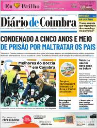 Portada de Diário de Coimbra (Portugal)