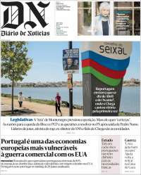 Portada de Diário de Noticias (Portugal)