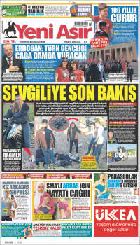 Portada de Yeni Asır (Turquie)