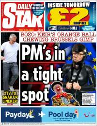 Portada de Daily Star (Royaume-Uni)
