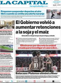 Portada de Diario La Capital - Mar del Plata (Argentine)