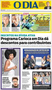 Portada de O Dia (Brésil)