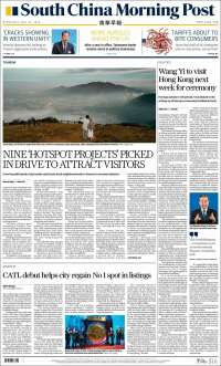 Portada de South China Morning Post (Chine)