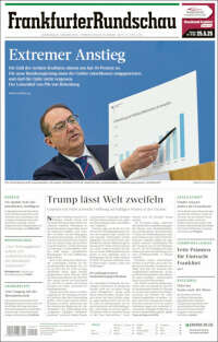 Portada de Frankfurter Rundschau (Alemania)