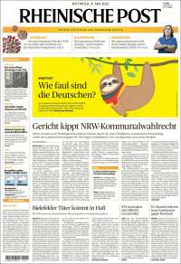 Portada de Rheinische Post (Alemania)
