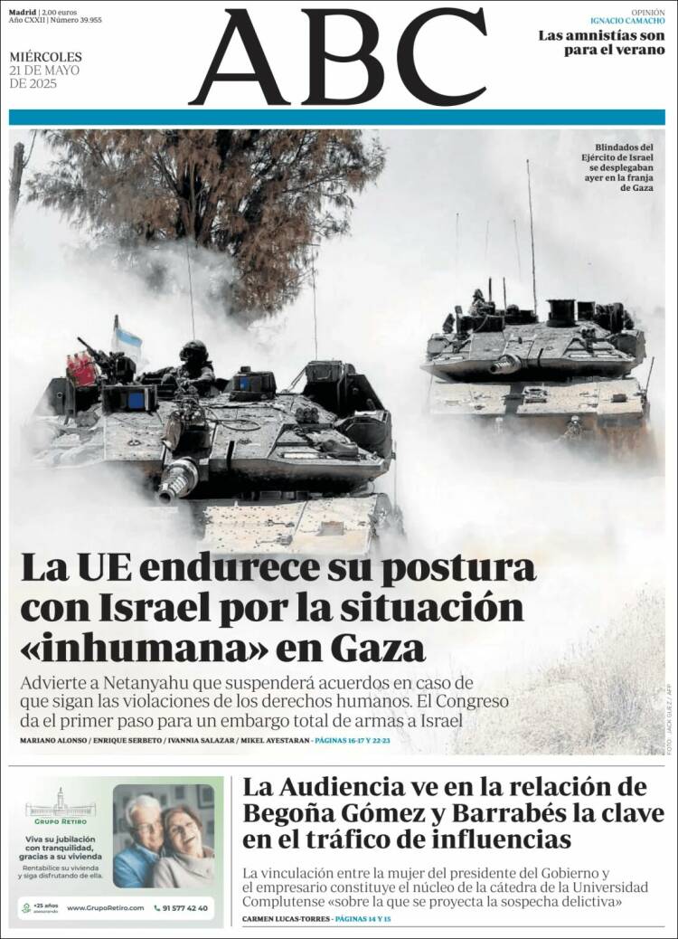 Portada de ABC (España)