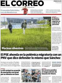 Portada de El Correo - Álava (Espagne)