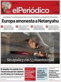 Portada de El Periódico (España)