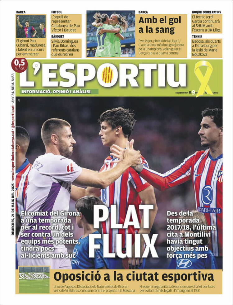 Portada de L'Esportiu : Girona (España)