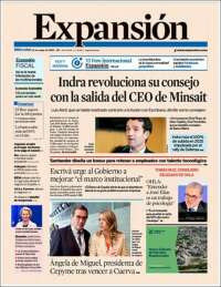 Portada de Expansión (Espagne)