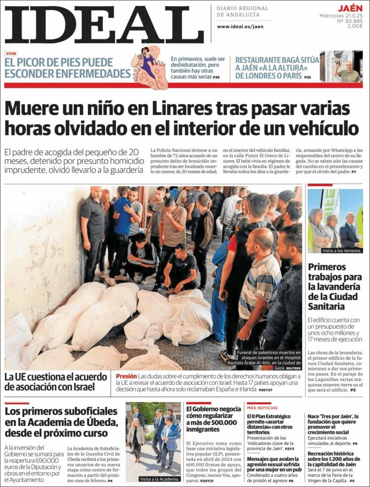 Portada de El Ideal de Jaén (España)