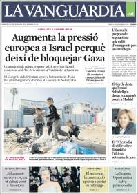 Portada de La Vanguardia (España)