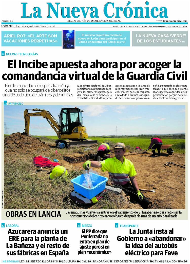 Portada de La Nueva Crónica (España)