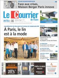 Portada de Le Courrier de l'Ouest (France)