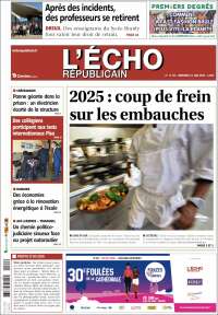 Portada de L'Echo Républicain (France)
