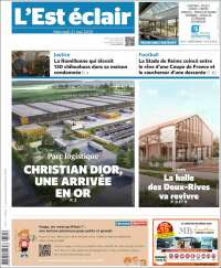 Portada de L'Est Eclair (France)