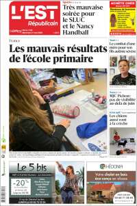 Portada de L'Est Republicain (France)