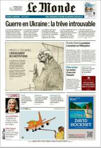 Portada de Le Monde (France)