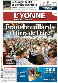 Portada de L'Yonne-Républicaine (France)