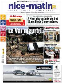 Portada de Nice-Matin (France)