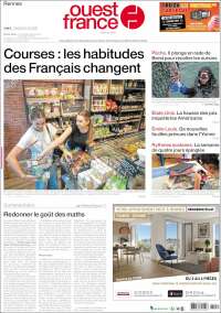 Portada de Ouest France (France)