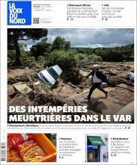 Portada de La Voix du Nord (France)