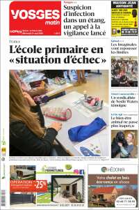 Portada de Vosges Matin (France)