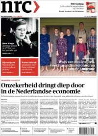 Portada de NRC Handelsblad (Pays-Bas)
