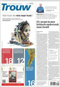 Portada de Trouw (Pays-Bas)