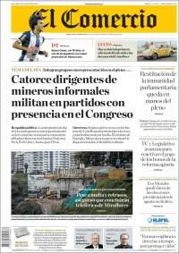 Portada de El Comercio (Perú)