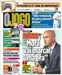 Portada de O Jogo (Portugal)