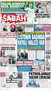 Portada de Sabah (Turquie)