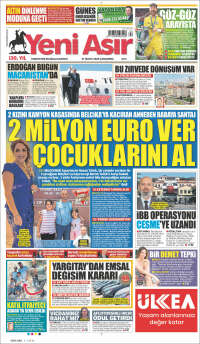 Portada de Yeni Asır (Turquie)