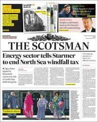 Portada de The Scotsman (Royaume-Uni)