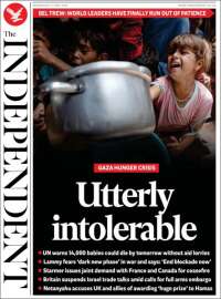 Portada de The Independent (Royaume-Uni)