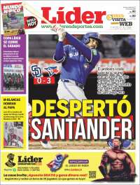 Portada de Lider en deportes (Venezuela)