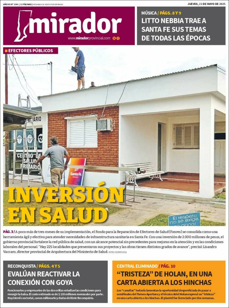 Portada de Mirador Provincial (Argentina)