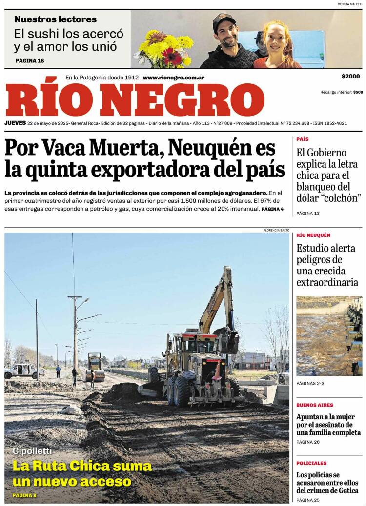 Portada de Rio Negro (Argentina)