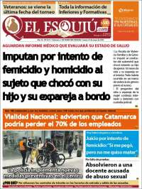 Portada de El Esquiu (Argentina)
