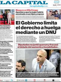 Portada de Diario La Capital - Mar del Plata (Argentina)