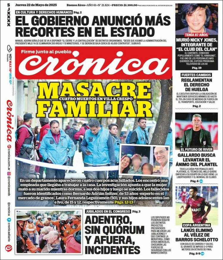 Portada de La Voz del Chaco (Argentina)