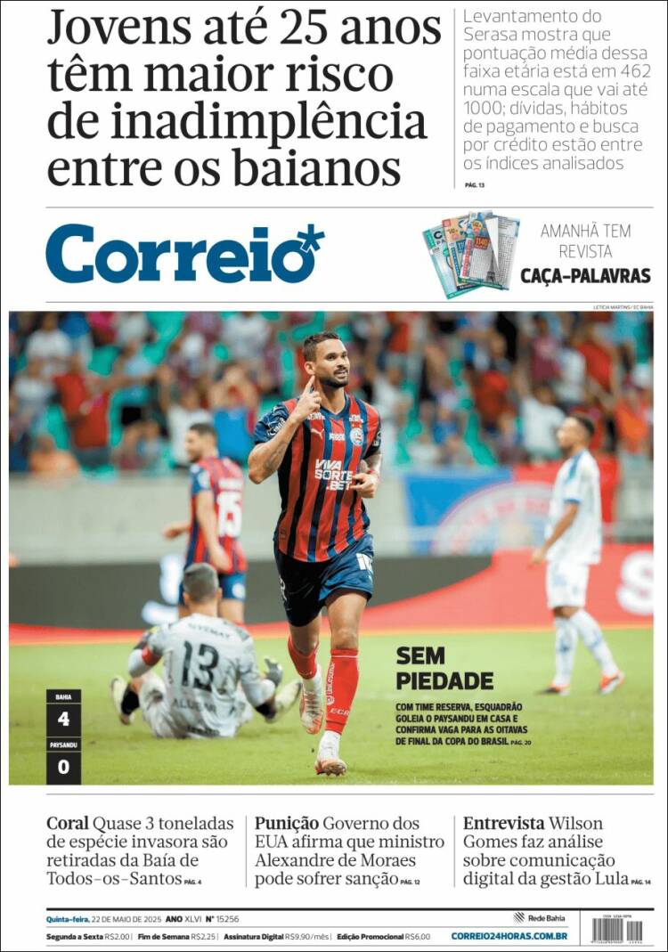 Portada de Correio* (Brésil)